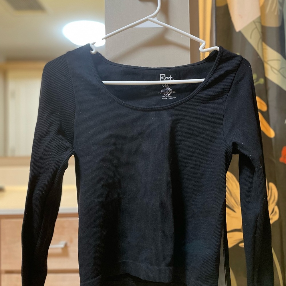 Black Long Sleeve Top